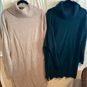 Lot of 2! Turtle neck sweaters.
